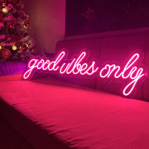 Good Vibes Only - LED neon sign