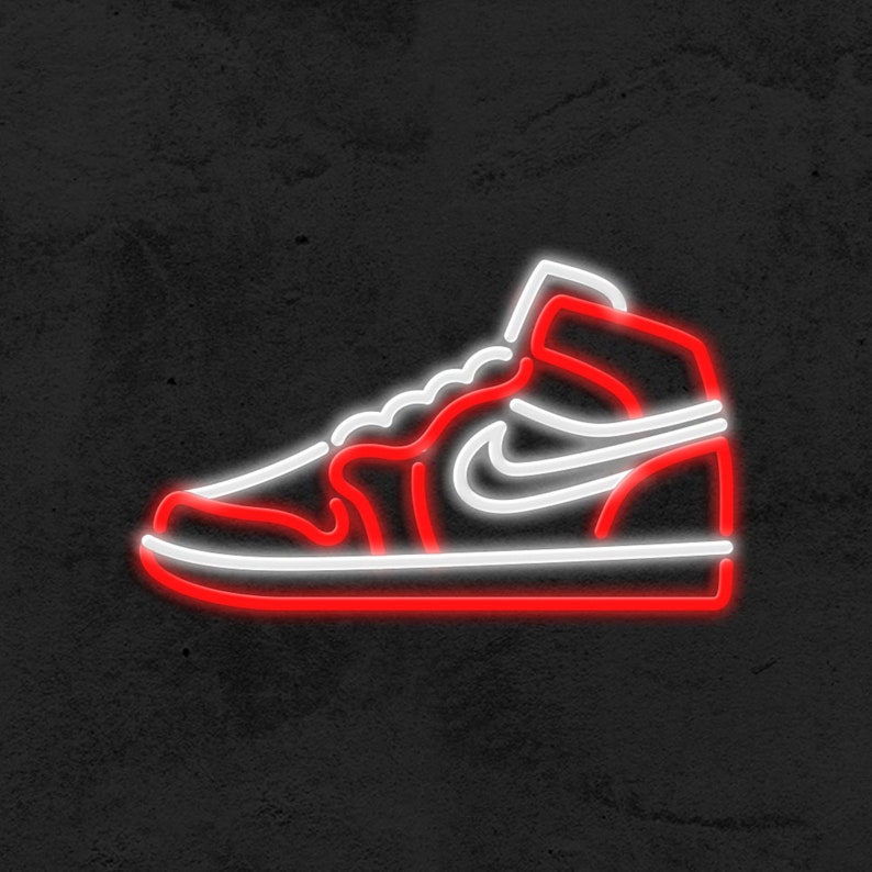 Jordan Shoes Neon Sign