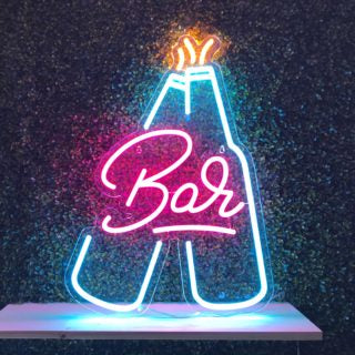 Bar Bottles Neon Sign