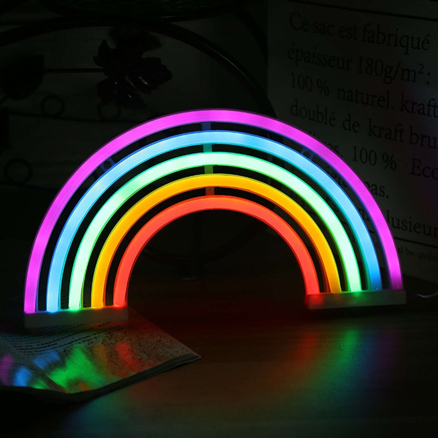 Rainbow Sign Board Neon Led Lamp