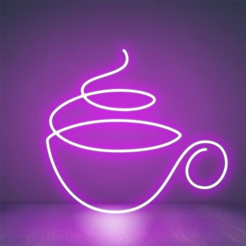 Tea Cup Neon Led Lamp
