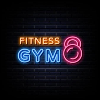 Fitness Gym Neon Sign