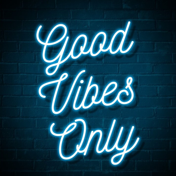 Good Vibes Only V2 Neon Sign