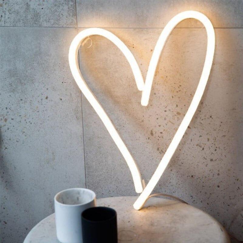 Heart Shape Neon Led Lamp