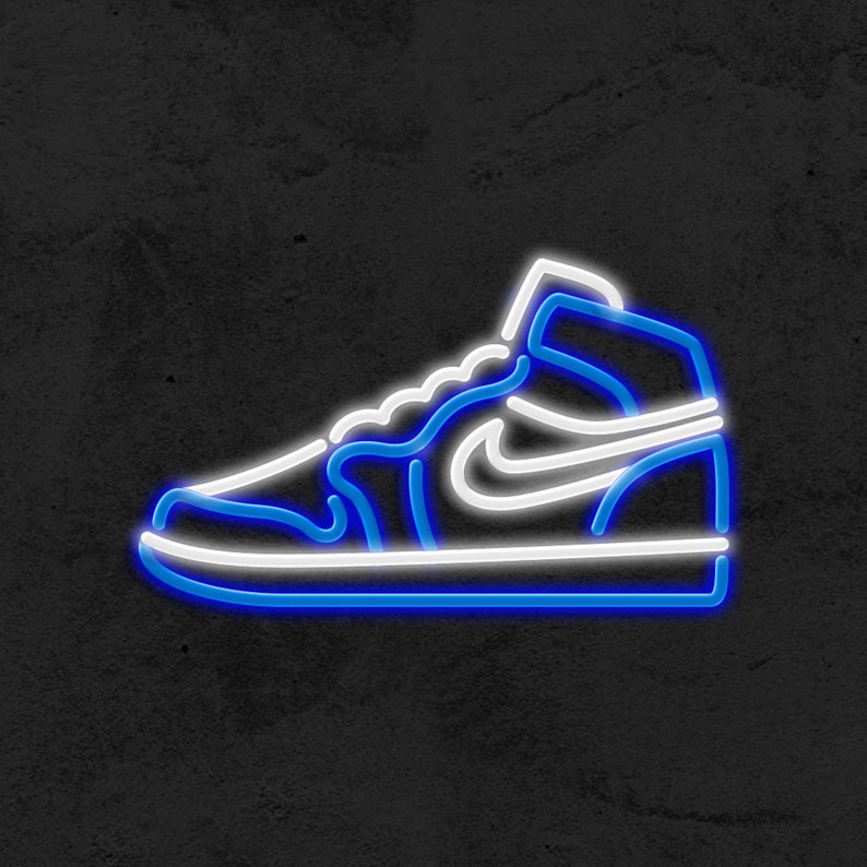 Jordan Shoes Neon Sign